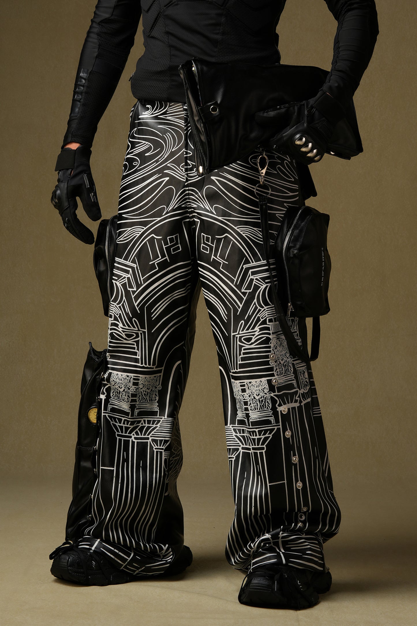 LEATHER CIVILISATION PANTS°