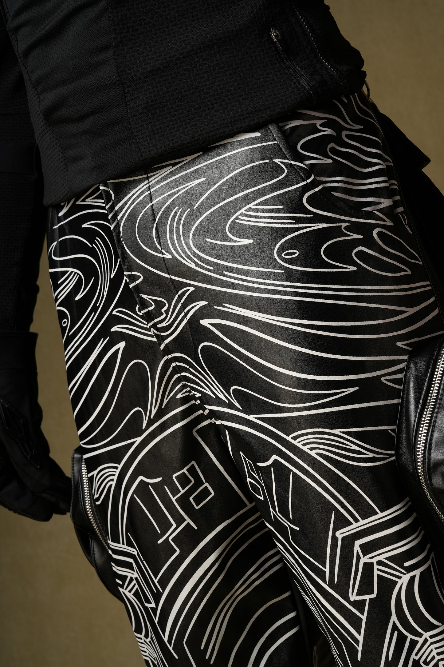 LEATHER CIVILISATION PANTS°