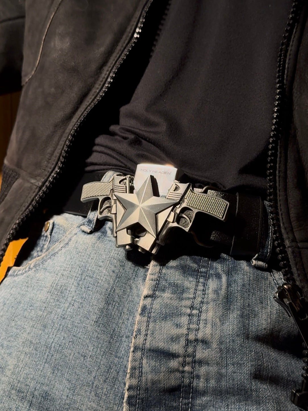 BARRELLED LIGHTER BELT