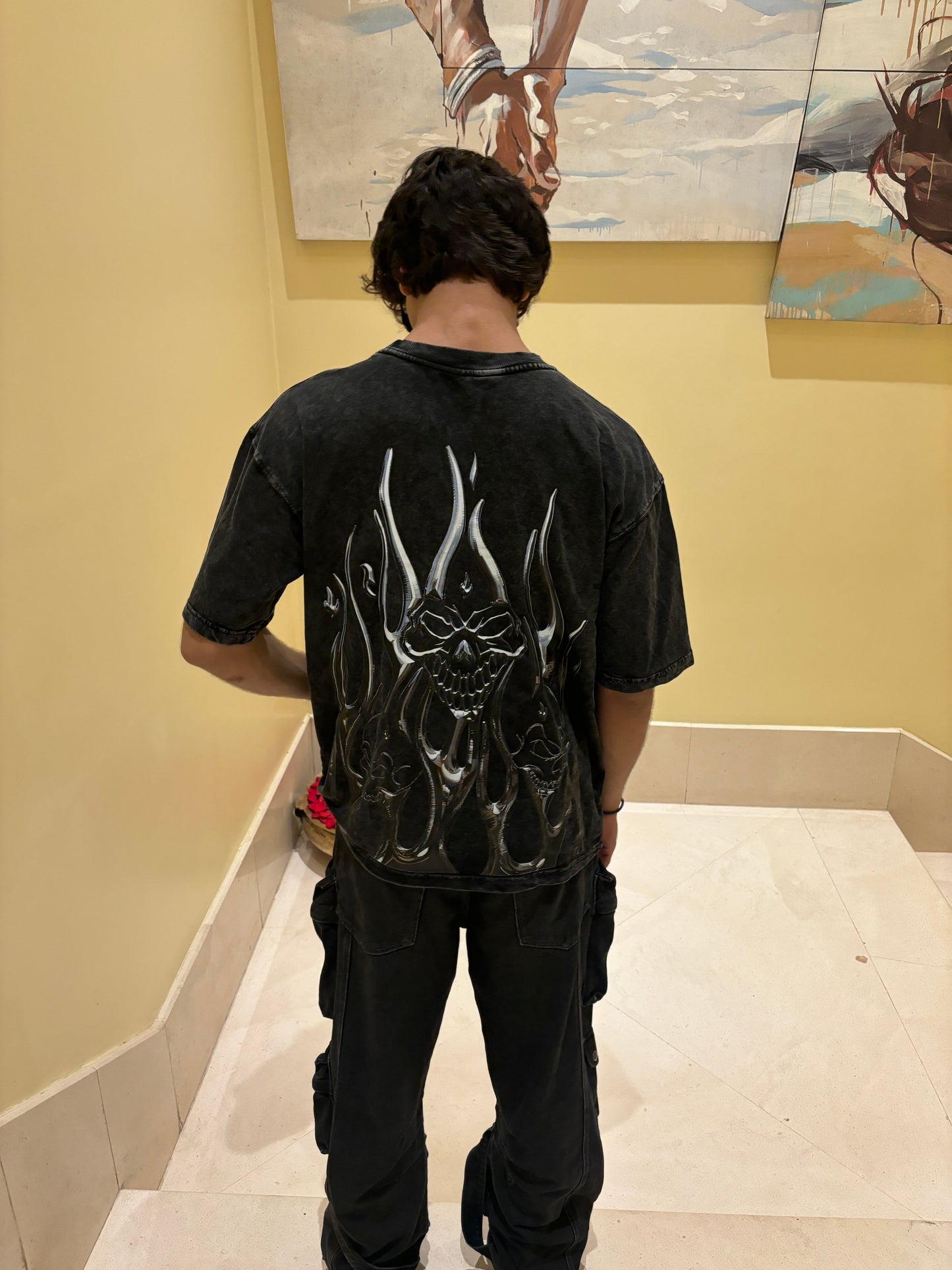 CHROMED FLAME (STONE WASHED)