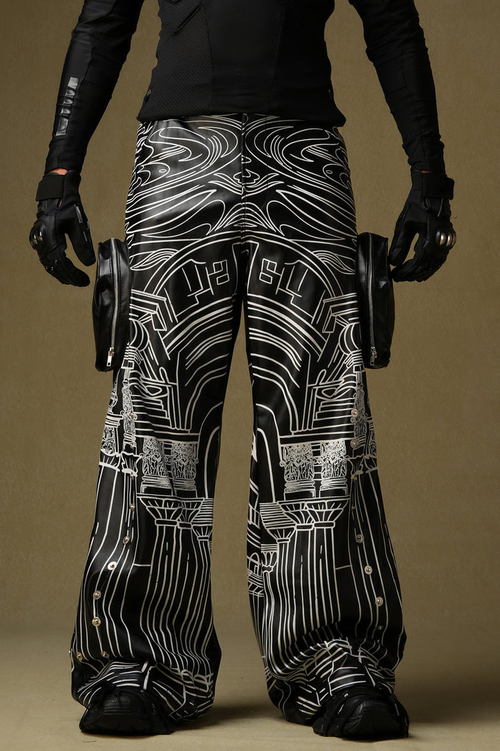 LEATHER CIVILISATION PANTS°