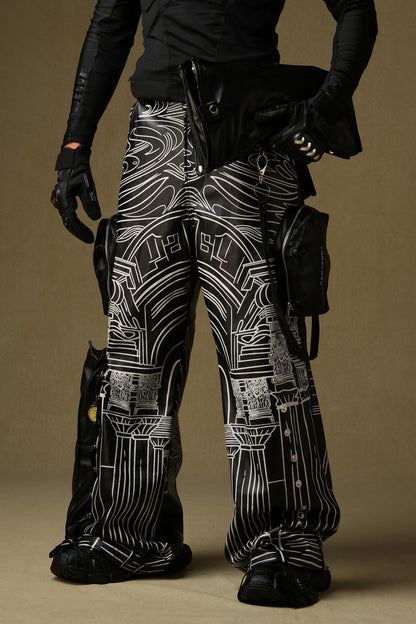 LEATHER CIVILISATION PANTS°