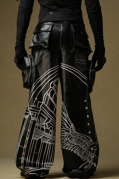 LEATHER CIVILISATION PANTS°