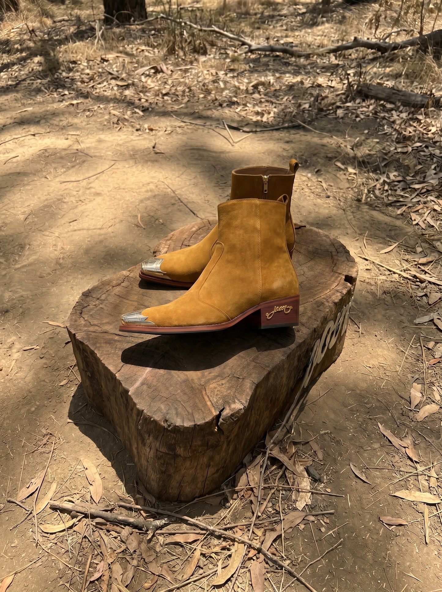 TAN STEEL TOE