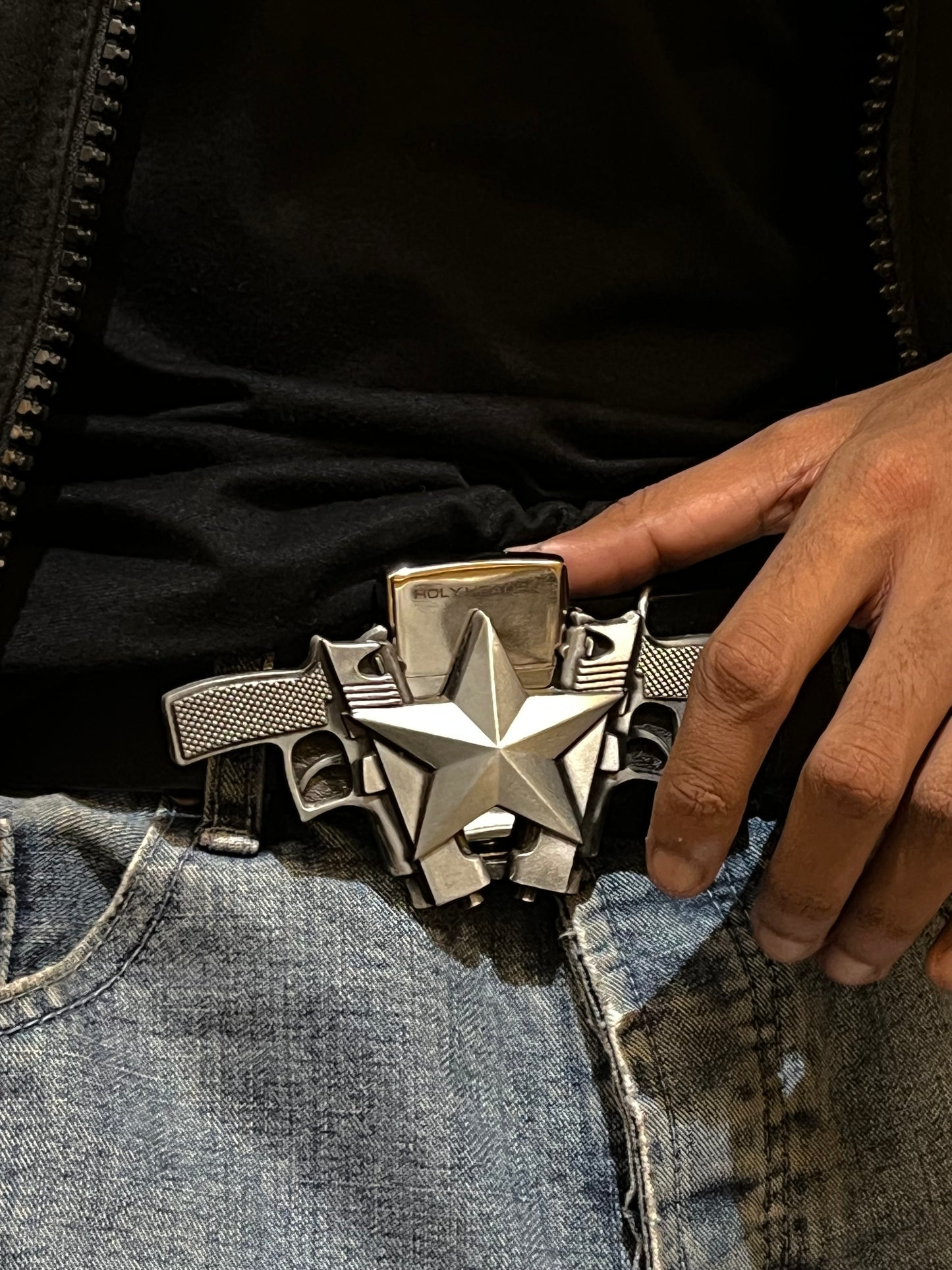 BARRELLED LIGHTER BELT