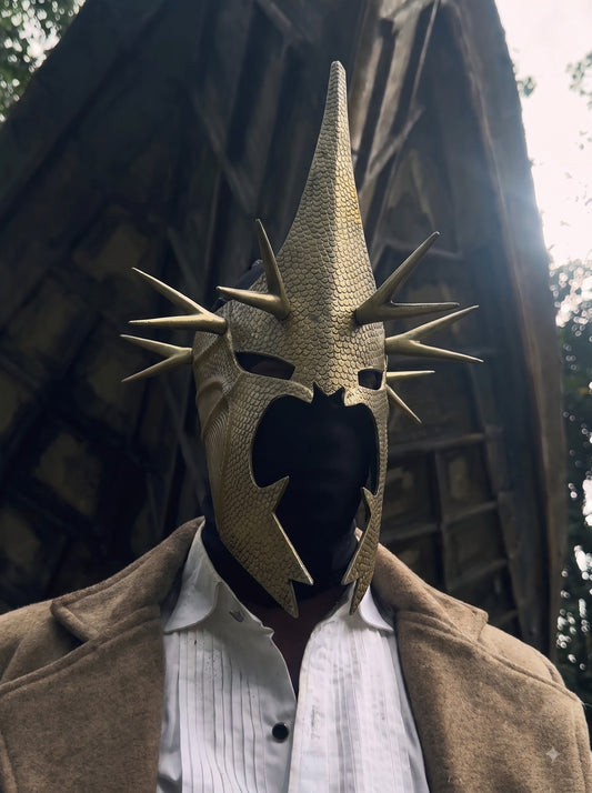 WITCH KING HELMET: VIPER GOLD
