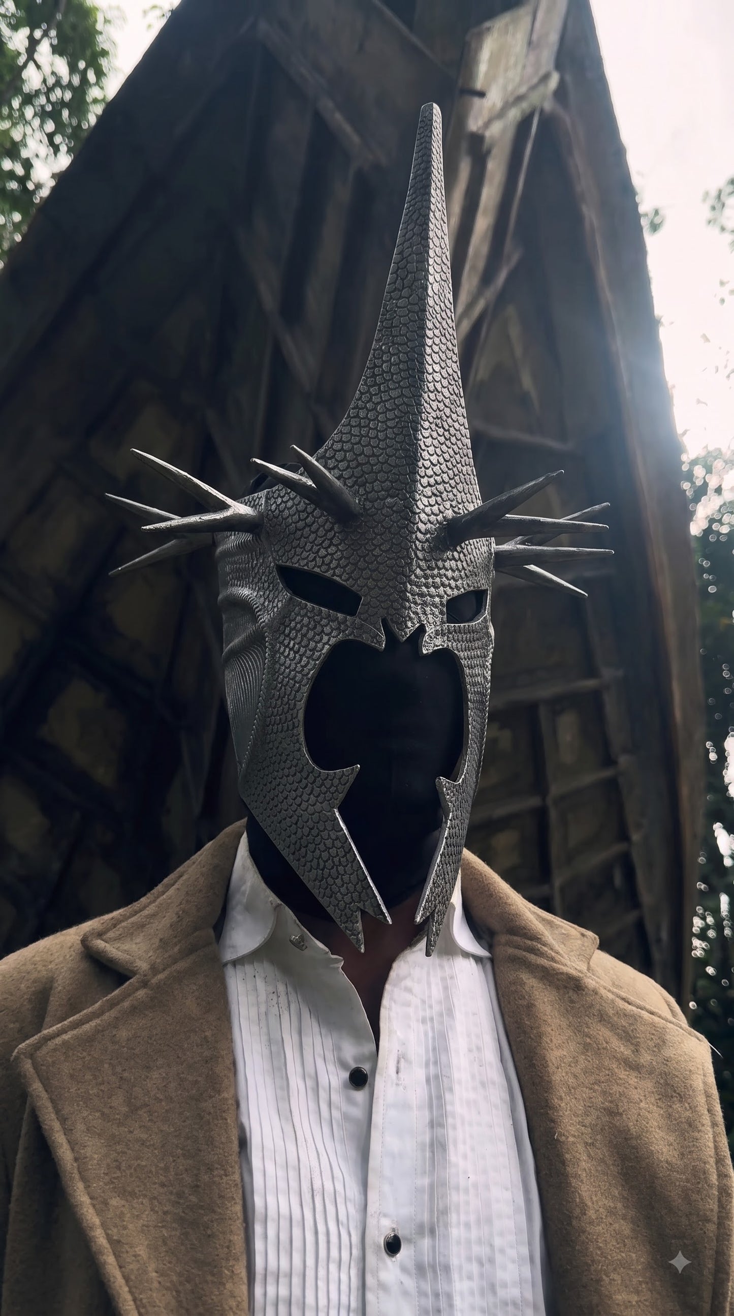 WITCH KING HELMET: VIPER SILVER