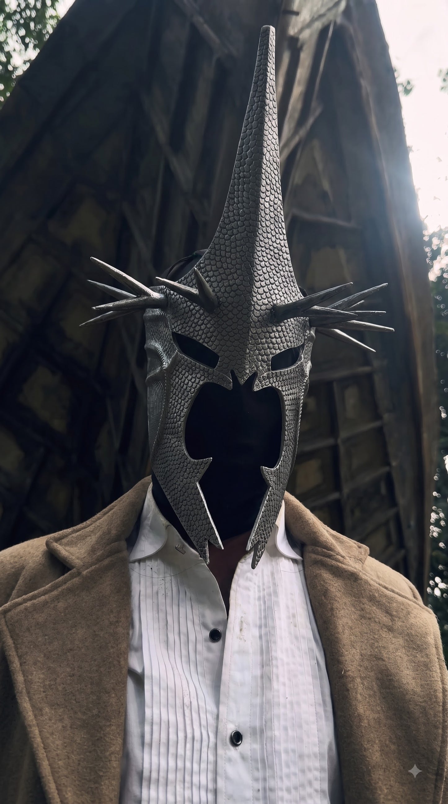 WITCH KING HELMET: VIPER SILVER